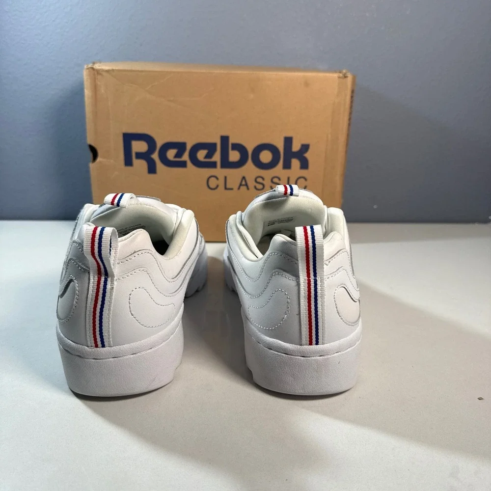Reebok DMX Series 1200 Low Unisex 10.5 White Chunky Retro Sneakers